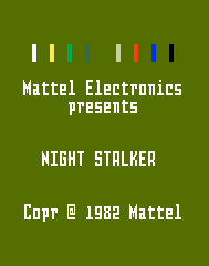 Night Stalker Title Screen